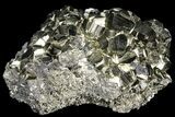 Gleaming Pyrite Crystal Cluster - Peru #94358-1